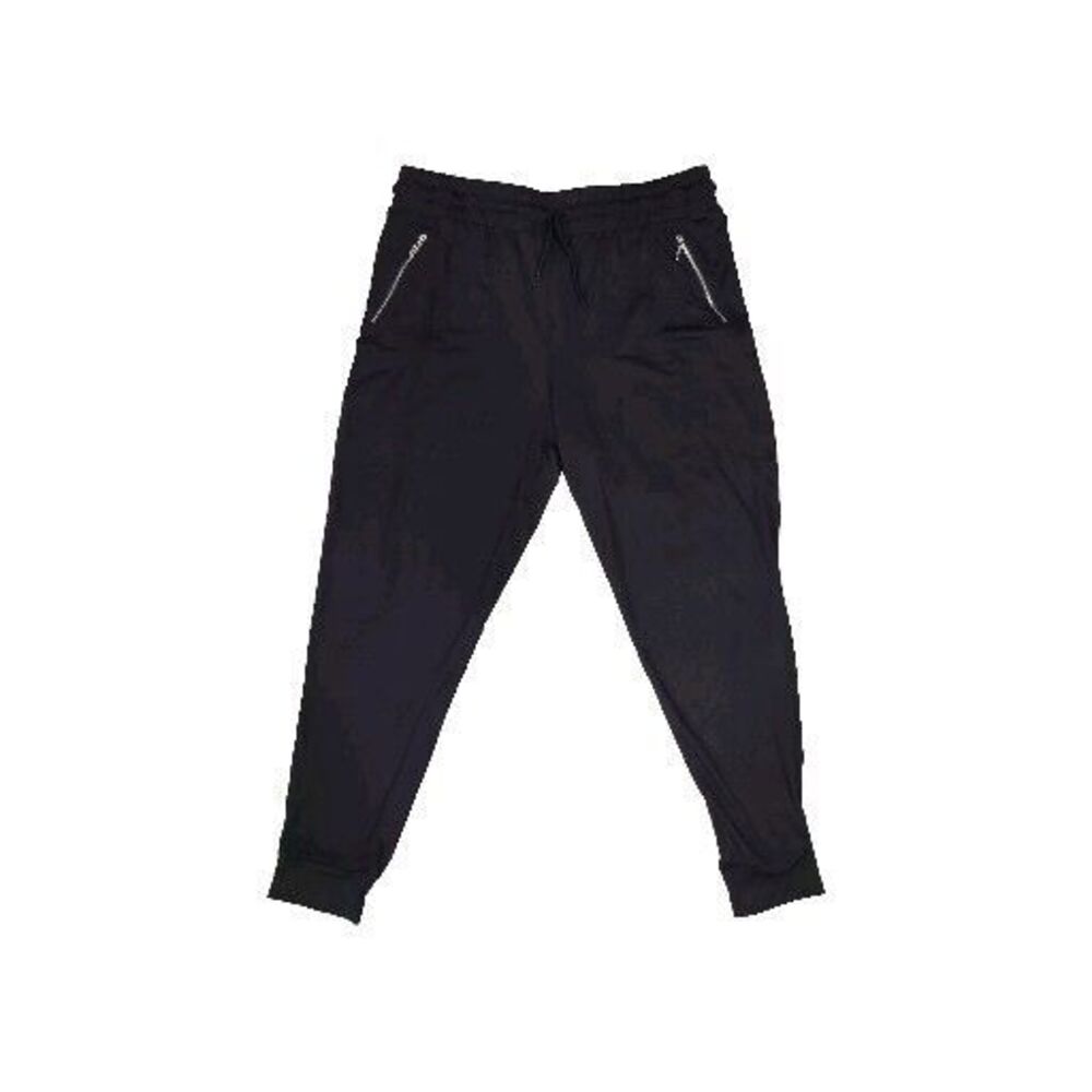 Fit Collective Black Pants Women Size XL 18W x 27L RN# 125288